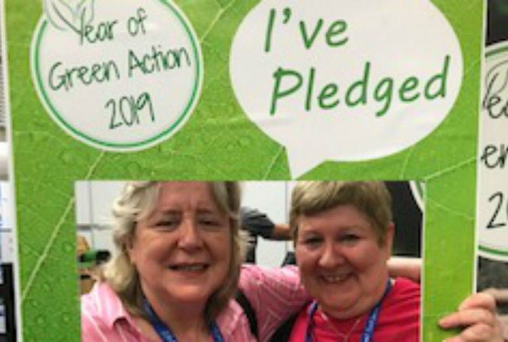 Two delegates at Civil Service Live pledge to activity in The Year of Green Action 2019