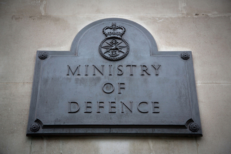 MOD Main Building plaque