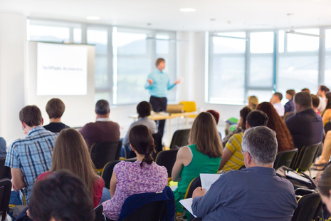 Speaker at seminar