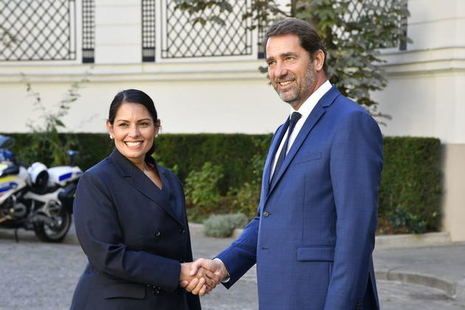 The Home Secretary and french interior minister.