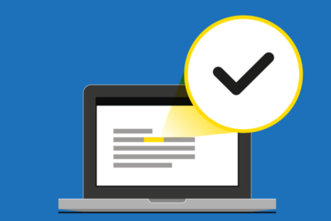 Accessibility check graphic