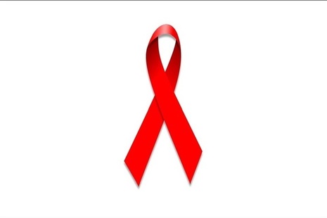 HIV red ribbon