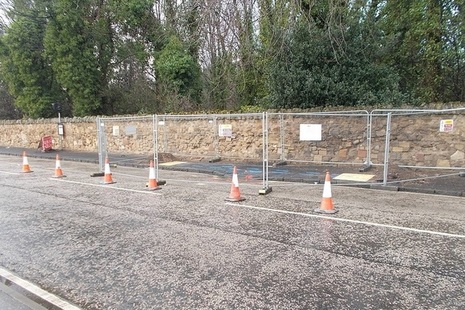 The site of the unrecorded mine shaft in East Lothian, Scotland.