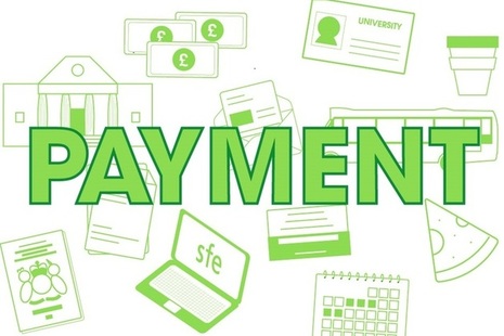 Graphic featuring the word payment