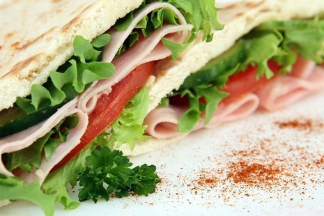 Ham salad sandwich