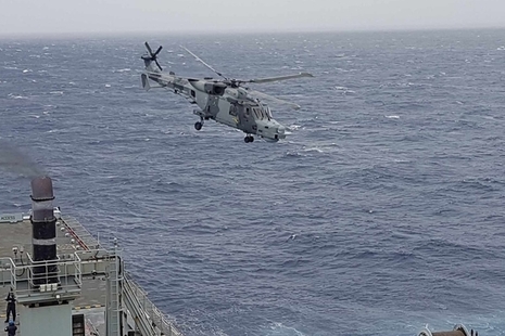 Royal Navy Wildcat helicopter