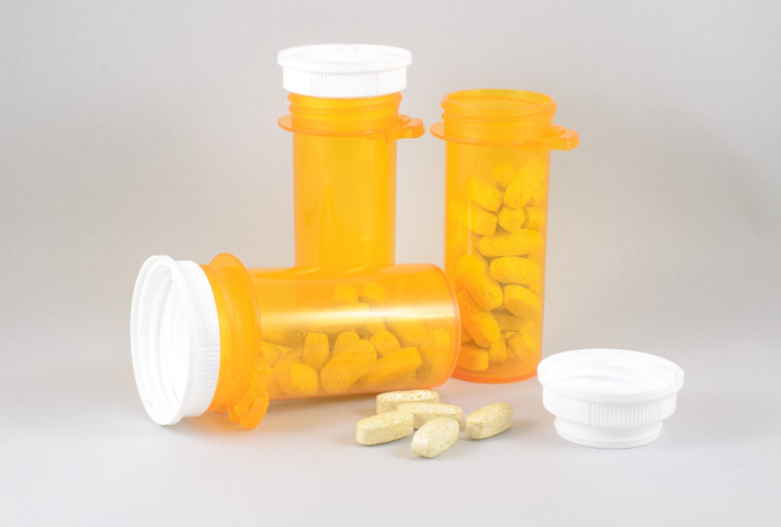 Bottles of prescription medication