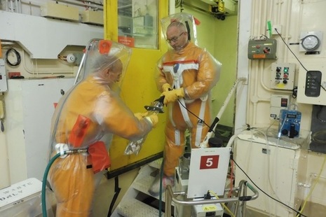 The bags in use at Chapelcross Site