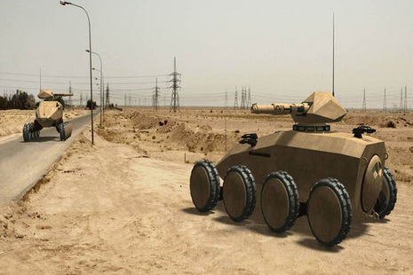 Futuristic ground vehicle