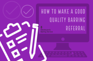 Image of a laptop that reads 'how to make a good quality barring referral'.