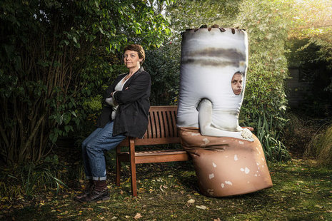 Glum-looking cigarette - campaign image for Stoptober
