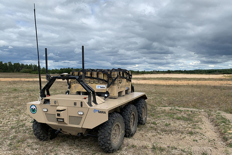 The latest MIRA VIKING 6x6 Unmanned Ground Vehicle (UGV) (Copyright Horiba Mira)