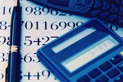 Calculator and pen