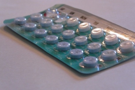 A blister pack of HRT tablets
