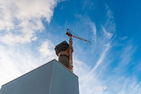 A recent image of the Windscale Pile Chimney on a sunny day