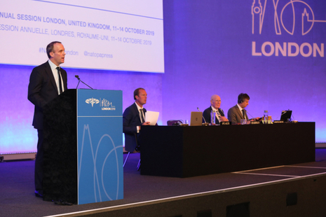Dominic Raab at NATO Parliamentry Assembly