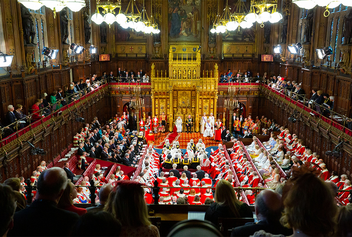 Queen's Speech in Houses of Parliament