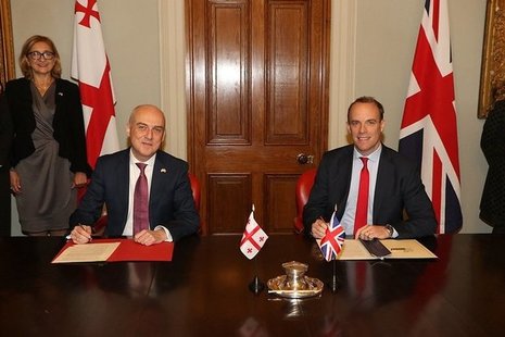 UK and Georgia Foreign Ministers
