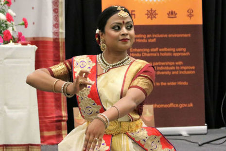 Indian classical dancer