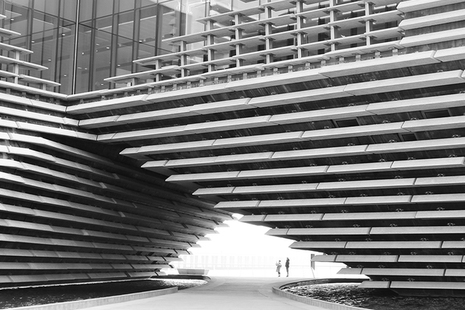 Exterior of Victoria and Albert, Dundee