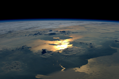 UK from space taken by Tim Peake