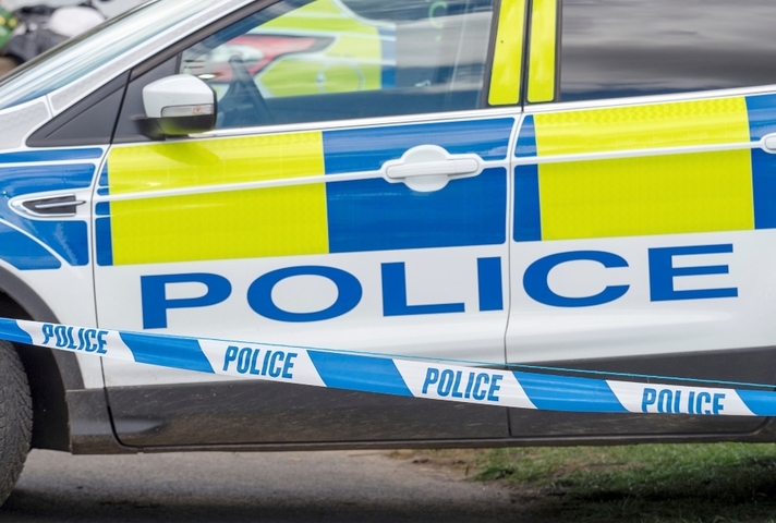 A police car