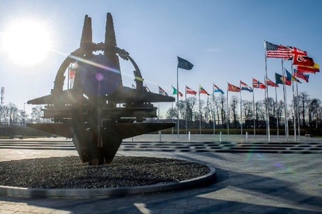 NATO member country flags