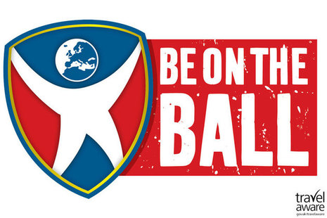Decorative text saying: Be on the Ball