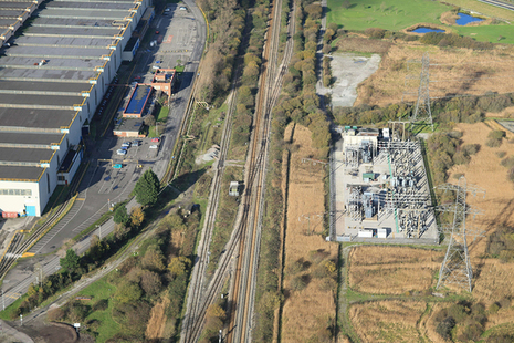 The railway at Margam (image courtesy of Network Rail)