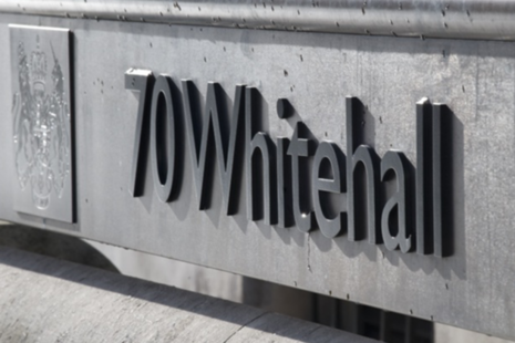 Cabinet Office building sign.