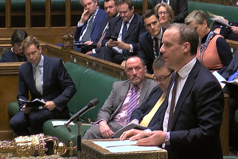 Foreign Secretary Dominic Raab response to an urgent question on Iran in the House of Commons