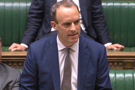 Foreign Secretary Dominic Raab