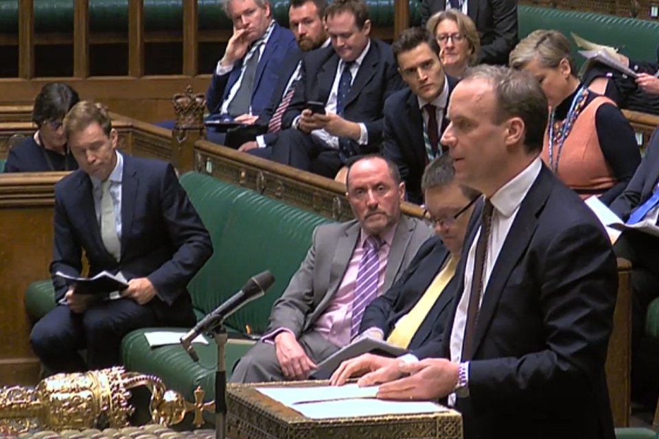 Iran: Foreign Secretary's Commons statement, 13 January 2020 - GOV.UK