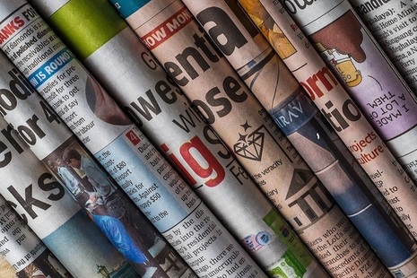 Row of Newspapers