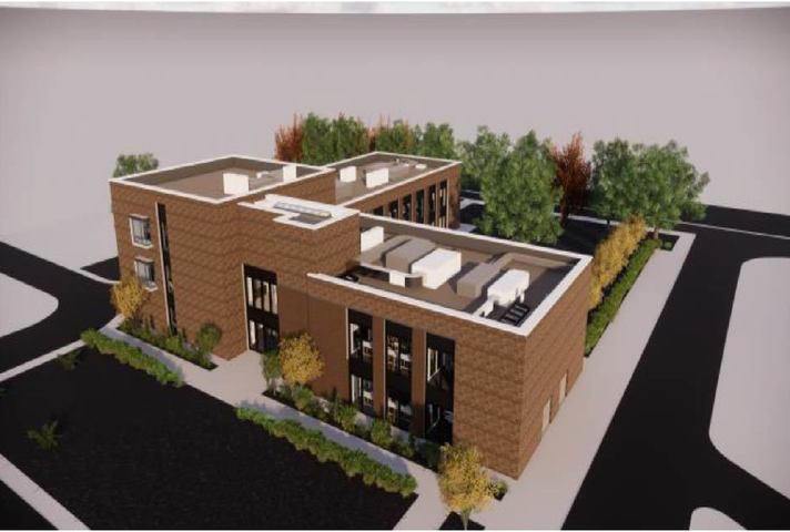 Mock up of new DIO headquarters building at DMS Whittington Copyright Mace, 2020