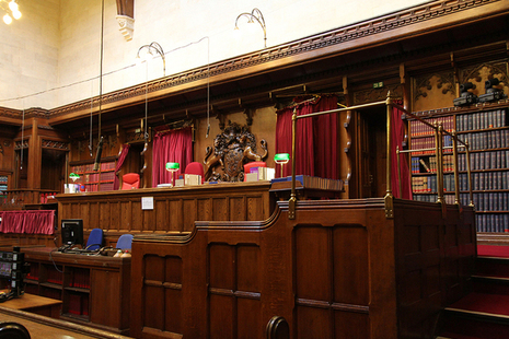 Inside of a Crown Court