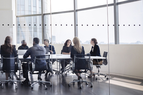 People at a meeting