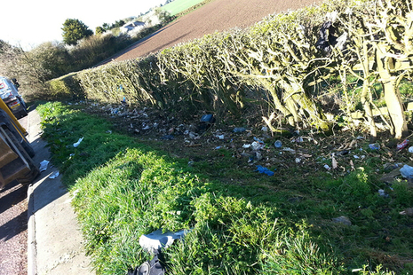A46 layby littier