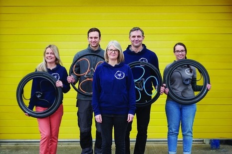 The Loopwheels team, recipients of 2 Innovate UK Smart Grants.