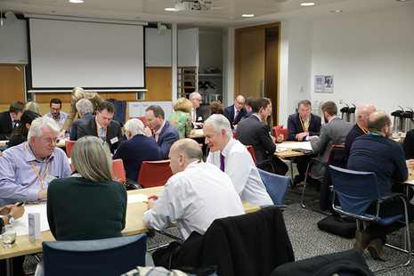 Group shot of stakeholders at meeting