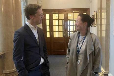 Job share partners Ian Shepherd and Jenny Ashby