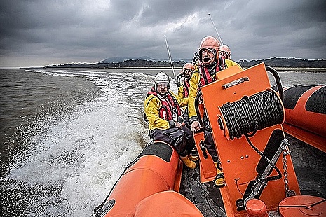 Scottish sea rescue lifeboat