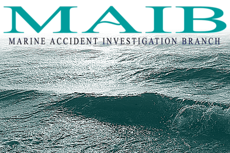 MAIB logo with seascape