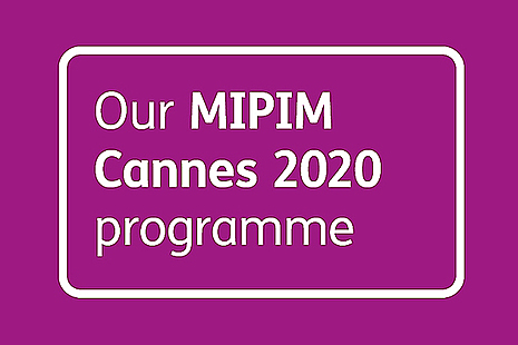 Homes England at MIPIM Cannes 2020 Programme Graphic