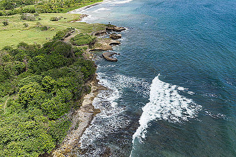 St Lucia coastline