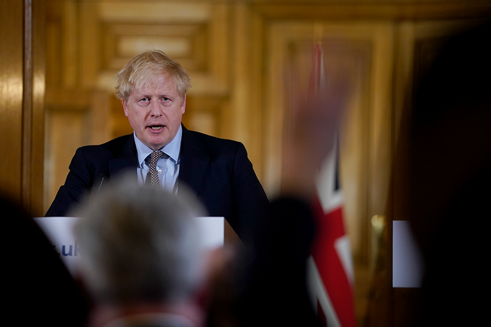 PM Boris Johnson makes a statement on coronavirus