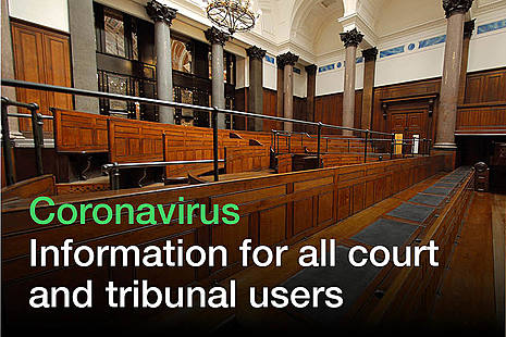 Inside a court