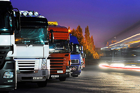 Truck stop.