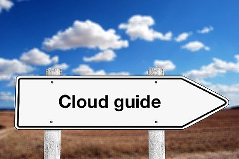Cloud guide signpost image