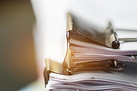 Pile of reports.